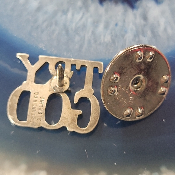 Tiffany & Company Sterling TRY GOD Pin. - Picture 2 of 9